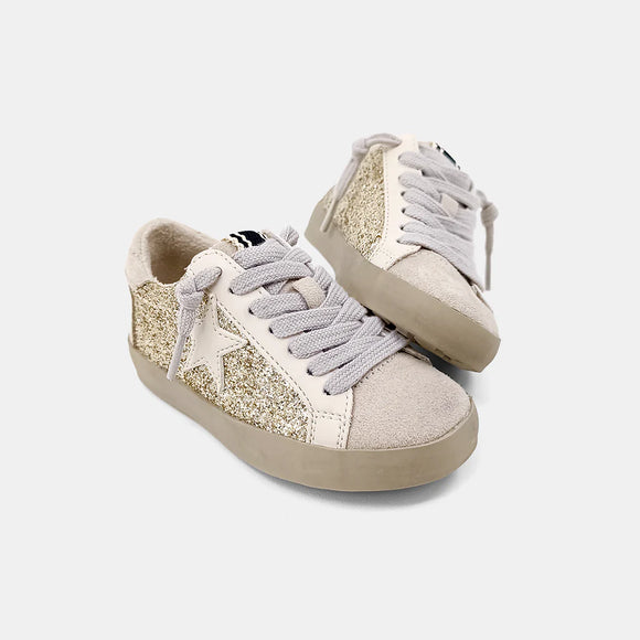 Gold Glitter Sneakers