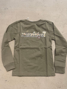 Camo Boat LS Tee