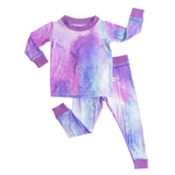 Purple Watercolor 2 PC Pajama Set