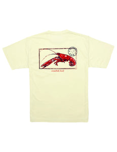 Crawfish Season Performance Tee- Soft Yellow