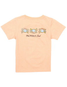 Triple Crab Tee- Melon