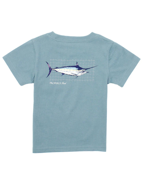 Steel Blue Swordfish Tee