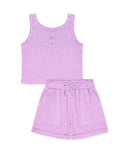Cutie Patootie Waffle Knit Short Set