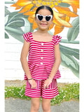 Cutie Patootie Striped Set