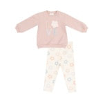 Daisy Pop Oversize Applique Sweatshirt + Leggings