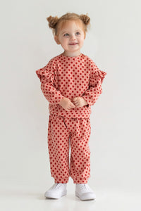 Mabel and Honey Red Velvet 2 pc set