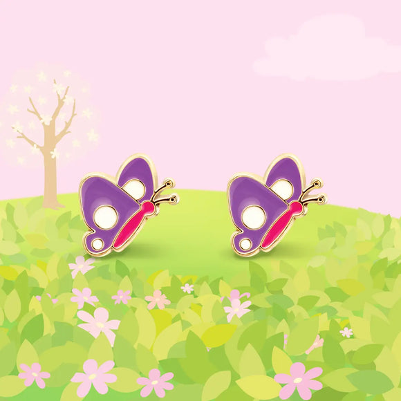 Beautiful Butterfly Cutie Stud Earrngs