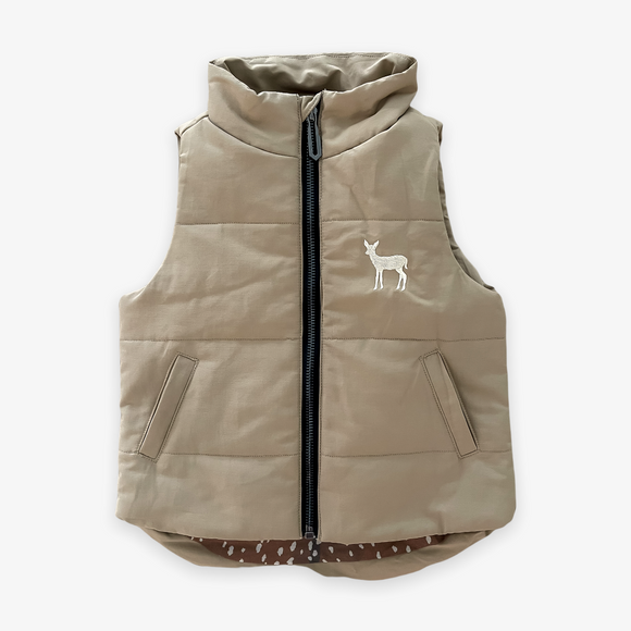 Fawning Over You Puffer Vest