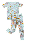 Rad Rabbits Two-Piece Short Sleeve Bamboo Viscose Pajama Set