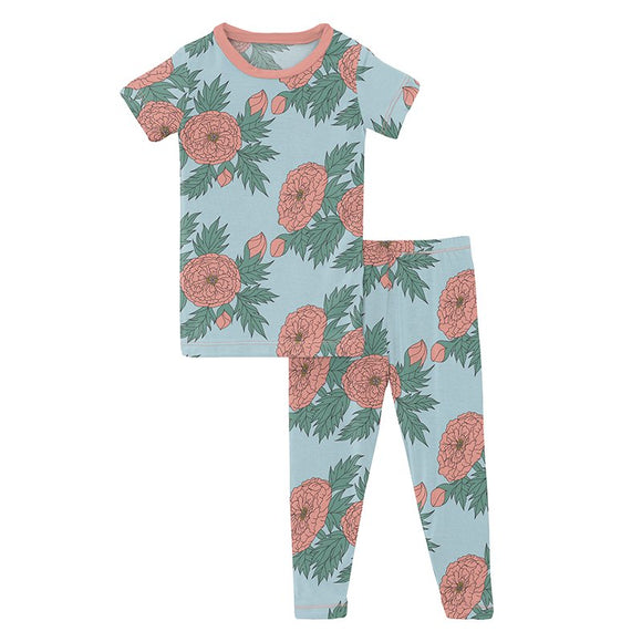 Spring Sky Floral Pajama Set