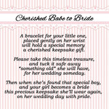 Cherished Babe to Bride Sterling Silver Cross Bracelet (TC-Baby-B-Girl-Cross)