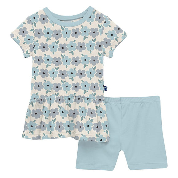 Natural Hydrangea Playtime Outfit Set