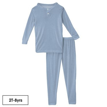 Pond Long Sleeve Henley Pajama Set