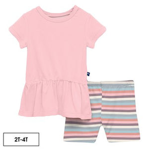 Spring Bloom Stripe Playtime Outfit Set