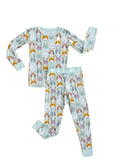 Rad Rabbit Two Piece Pajama Set Long Sleeve