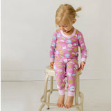 Little Sleepies Pink Cookies & Milk Two-Piece Pajama Set