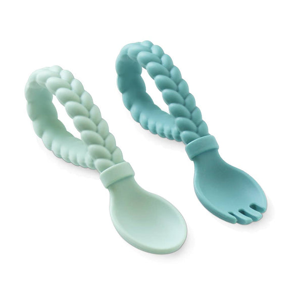 Sweetie Spoon and fork - Mint