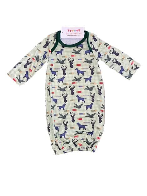 Hunting Trio Infant Gown