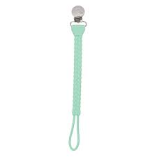 Sweetie Strap Braided Pacifier Clip - Mint