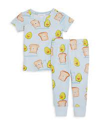 Avacado & Toast Short Sleeve Loungewear Set