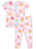 Pink Donuts Short Sleeve 2 piece Pajamas 12-18 Month