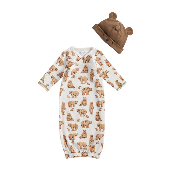 Bear Sleeper Gown and Set