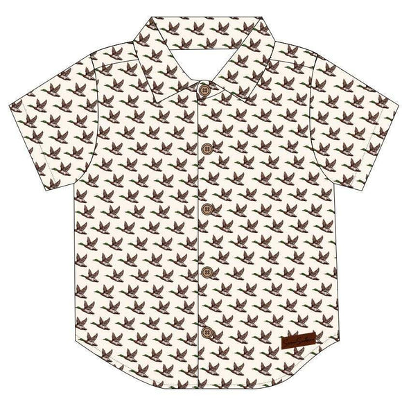 Mallard Duck Button Up Shirt