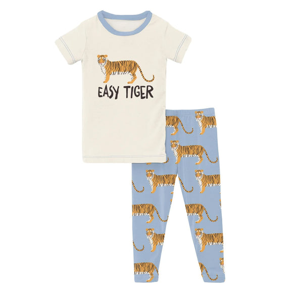Pond Tiger Graphic Tee Pajama Set