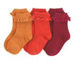 Lace Midi Socks- Pack of 3