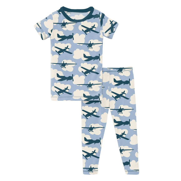 Pond Planes Short Sleeve Pajama Set