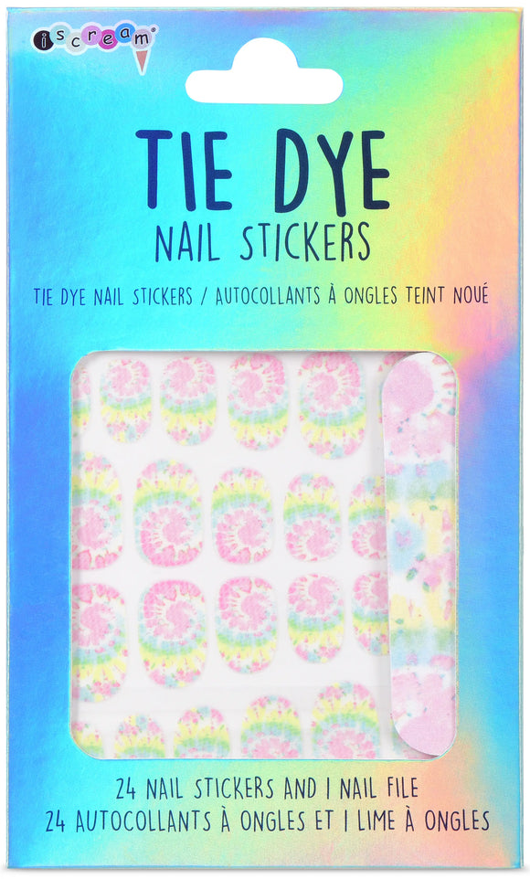 Tie Dye Nail Stickers