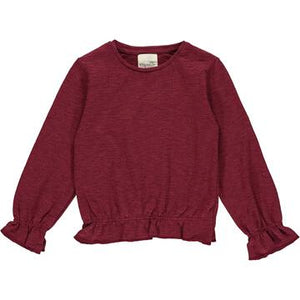 Burgundy Maeve Blouse