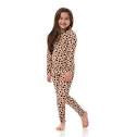 Suede Cheetah Print Long Sleeve PJ Set