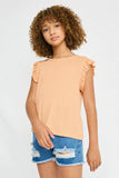 Apricot Knit Tank Top