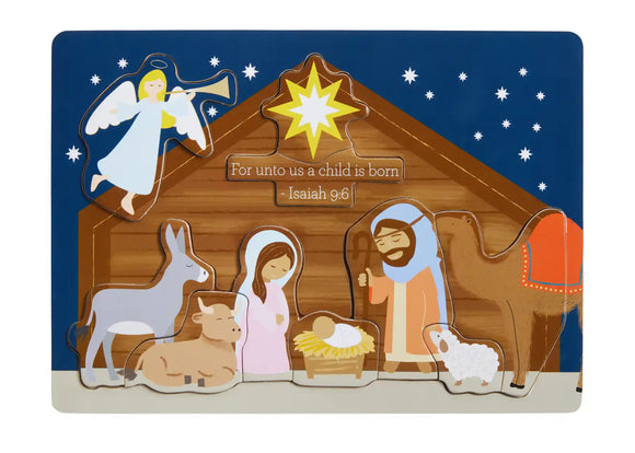 Wooden Nativity Puzzle (Christmas)