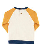 Honey Color Block Raglan Sweatshirt