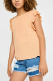 Apricot Knit Tank Top