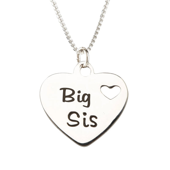 Big Sis Heart Necklace