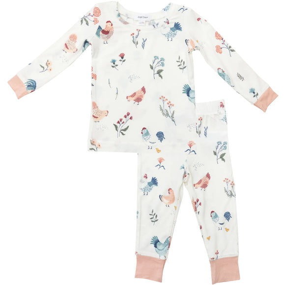 Chickens Long Sleeve 2 pc Set