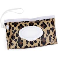 Take and Travel Pouch Reusable Wipes Case - Leopard