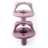 Sweetie Soother Pacifier Set - 2 Pack in Orchid & Lilac Bows