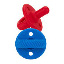 Sweetie Soother Pacifier - 2 Pack in Hero Red & Hero Blue Cables