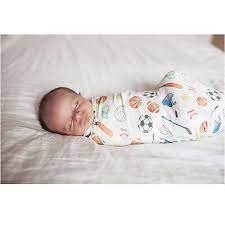 Copper Pearl Varsity Swaddle