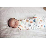 Copper Pearl Varsity Swaddle